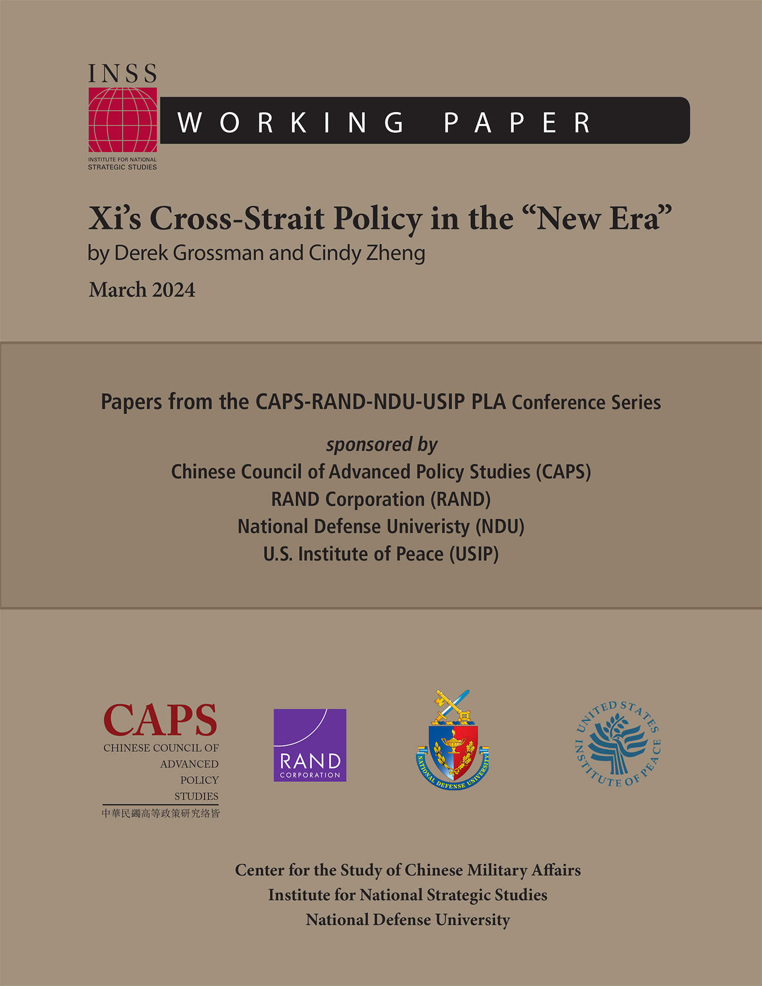Cross Strait Policy Working Paper